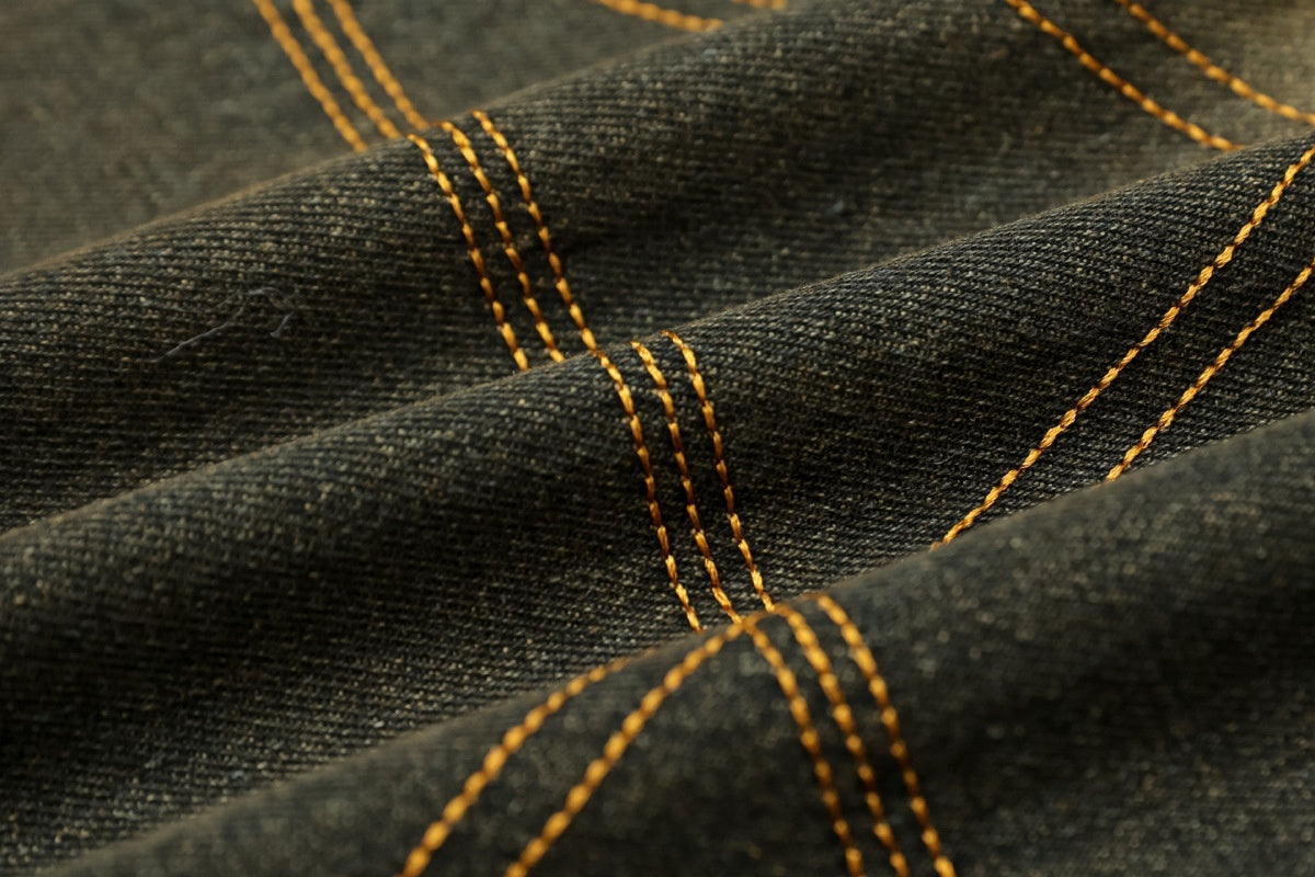 Men's Retro Distressed Washed Straight Loose Overknee Denim Shorts