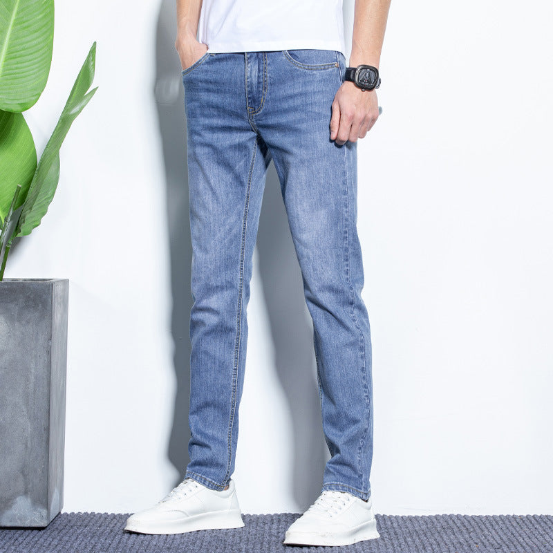 Men's Straight Stretch Casual Jeans